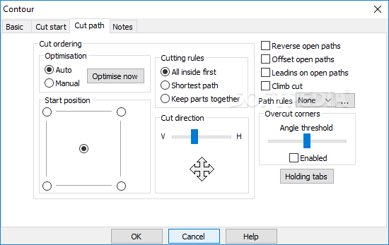 how to cut single lines in sheetcam