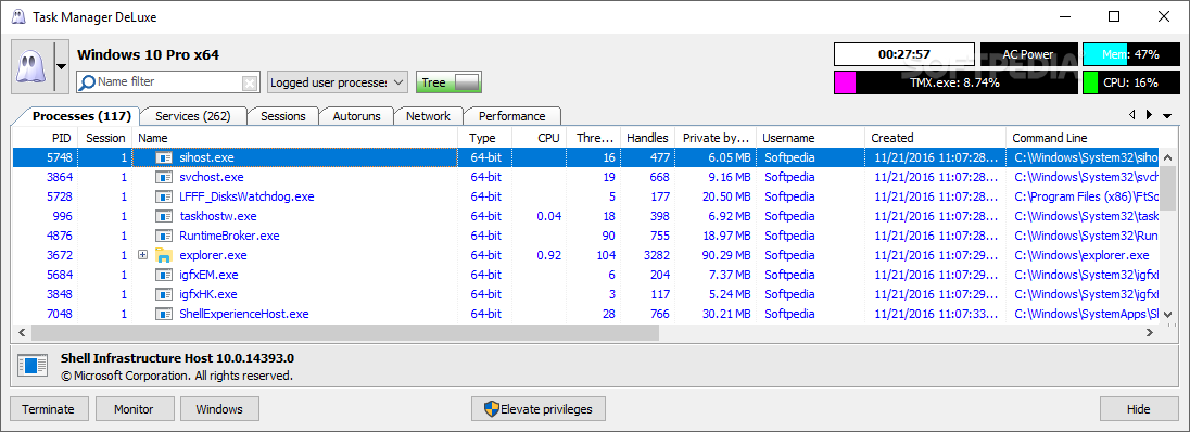 Task-Manager für den kostenlosen Download von Vista