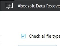 Aiseesoft Data Recovery 1.6.12 instaling