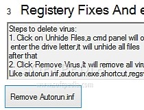 autorun virus remover registration key