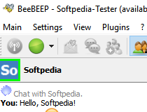 beebeep displays messages twice