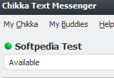 chikka text messenger not working