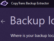 copytrans backup extractor