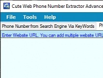 web phone number extractor