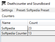 deathcounter and soundboard