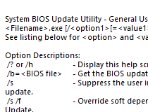 update ami bios flash utility