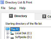 Directory List & Print 4.27 free instals