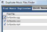 music file duplicate finder
