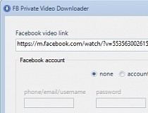 Private facebook video downloader