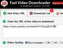 downloading Fast Video Downloader 4.0.0.54