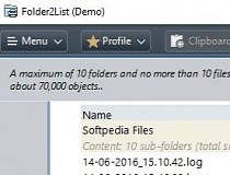 Folder2List 3.27 instal the last version for mac