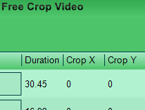 how to crop a video free