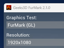 furmark requires an opengl 2.0 compliant