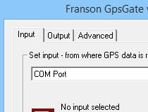 franson gpsgate running but no data coming in