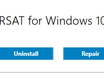 uninstall rsat windows 10