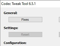 codec tweak tool windows 10