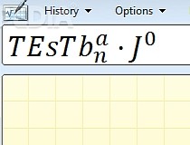 math input panel vectors not working