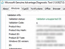 windows genuine advantage validation check