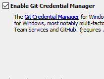 git windows credential manager