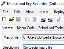 change mouse and key recorder plist