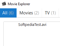 movie explorer files register as tv show
