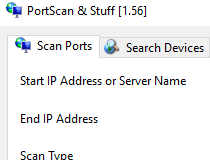 PortScan & Stuff 1.96 instal the new version for windows
