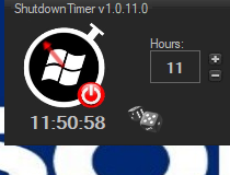 set shutdown timer windows 10