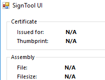 signtool with cer file