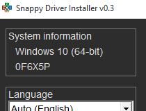 for windows instal Snappy Driver Installer R2309