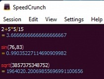 speedcrunch update variables