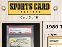 sports card database