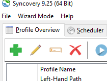 reset syncovery trial