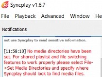syncplay failed to load public server