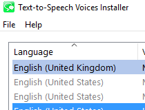 download text to speech voices