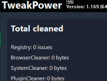 TweakPower 2.041 for mac download free