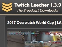can twitch leecher download a vod as it is streaming