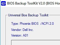 universele BIOS-back-uptoolset voor Windows 7