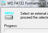 western digital fat32 formatting