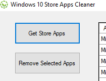 uninstall windows store app
