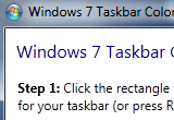 windows 7 taskbar color changer