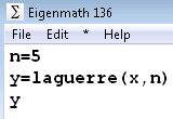 eigenmath calculator