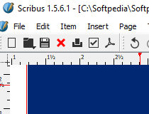 scribus 1.4.8 rullers on top