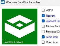 Windows Sandbox Launcher