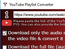 convert an entire youtube playlist download