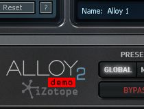 izotope alloy 2 out of demo mode