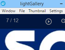 lightgallery icon on image hover