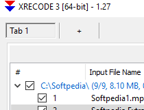 xrecode 3 input formats