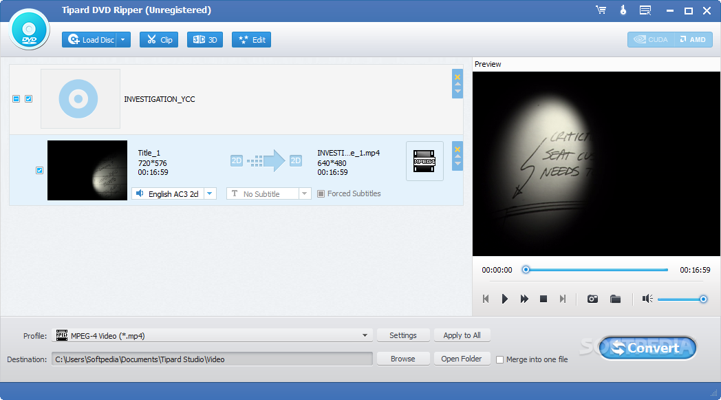 Tipard DVD Software Toolkit Platinum screenshot #1