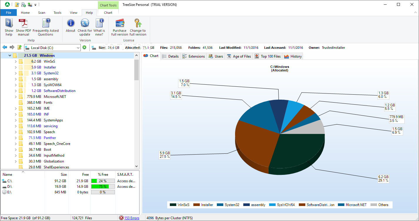 TreeSize Professional 9.0.1.1830 download the new for windows