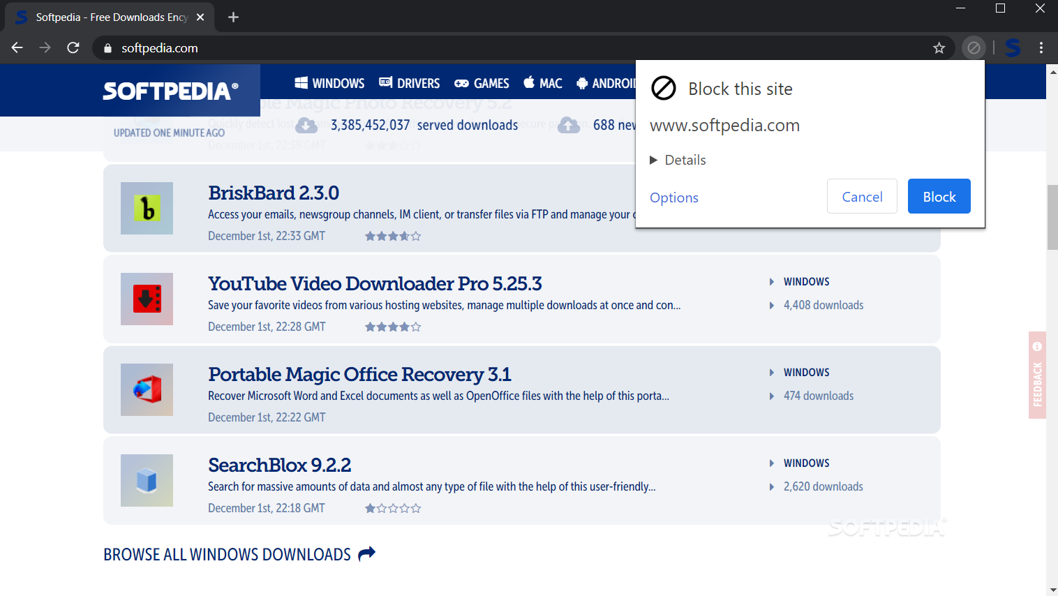 Download Download uBlacklist for Chrome 7.1.0 Free